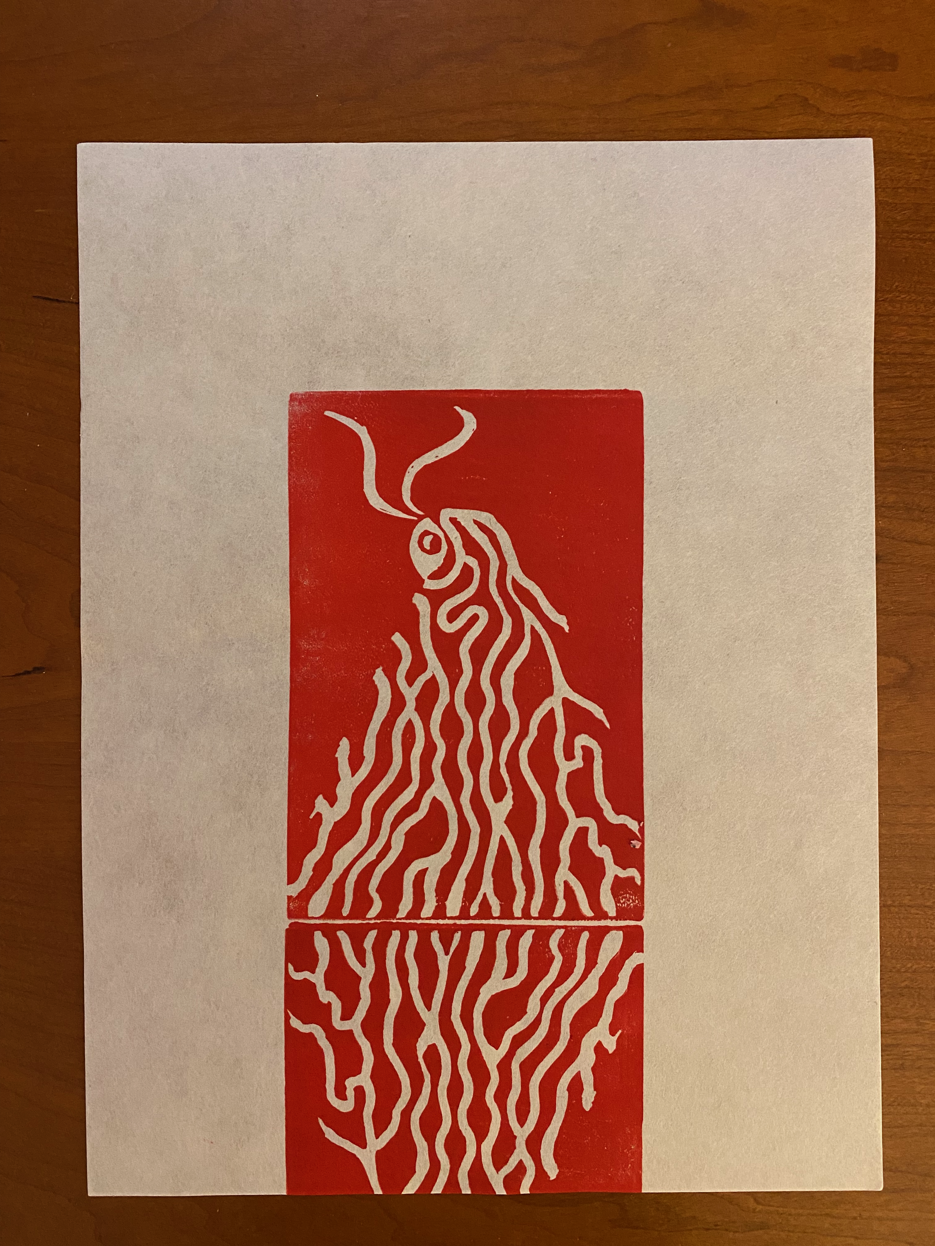 Mirrored creature again